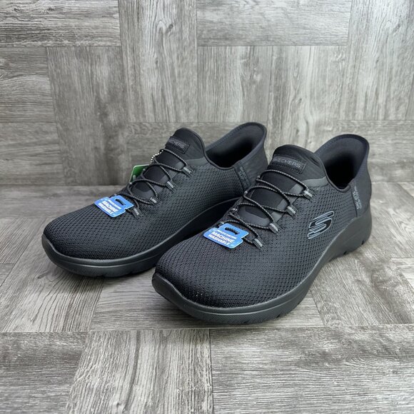 Skechers Summit Women's size 11 Triple Black Hands Free Slip On Shoes - Picture 3 of 8